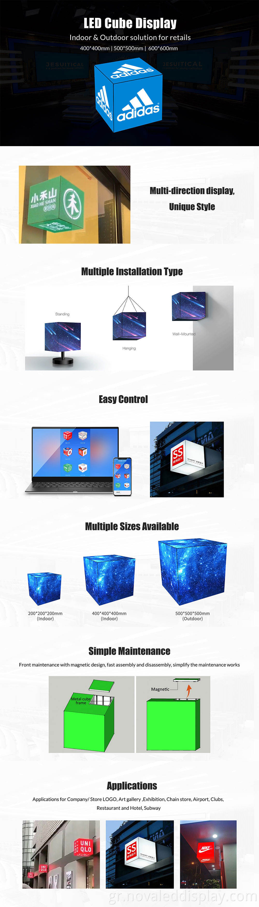 magic cube led display